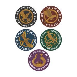 The Hunger Games: Mockingjay Icon Stickers - Sticker Set of 5 -- Out of Print